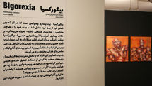 Dena Gallery showing designs and paintings by Ehsan Arjmand