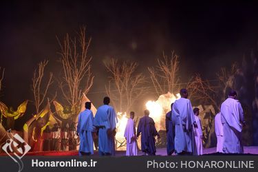 اجرای نمایش بزرگ میدانی محشر در شیراز