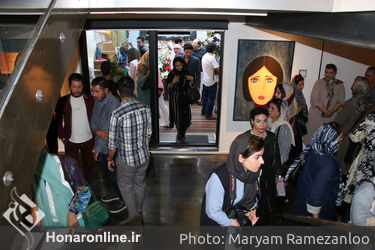 نمایشگاه نقاشی تهمینه میلانی در گالری ایوان