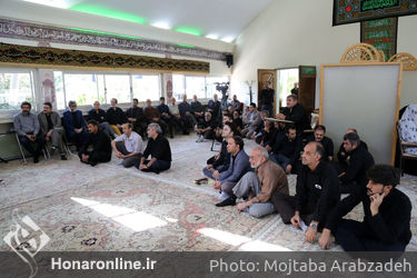 دومین روز از مراسم عزاداری اباعبدالله الحسین (ع) در معاونت هنری وزارت ارشاد