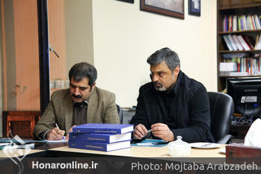 نشست نمایندگان مجلس  و مهدی شفیعی در مرکز هنرهای نمایشی‎ 