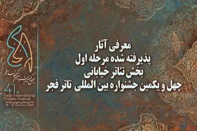 آثار برگزیده مرحله اول بخش خیابانی جشنواره تئاتر فجر معرفی شدند