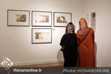 نمایشگاه تصویرگری ماریت تورن کویست به همراه سه تصویرگر ایرانی در خانه هنرمندان 