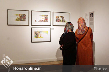 نمایشگاه تصویرگری ماریت تورن کویست به همراه سه تصویرگر ایرانی در خانه هنرمندان 