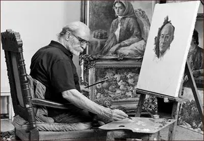 نقاش تابلوهای بی‌شمار... 