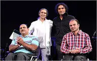 مازیار فلاحی با ˝شانه‌های بی‌لباس˝ و رضا یزدانی با ˝ارث اجدادی˝به استقبال جانبازان رفتند
