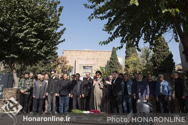 مراسم تشییع پیکر اسماعیل نظری در خانه هنرمندان
