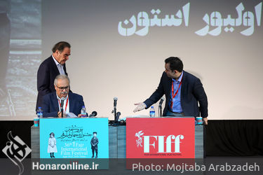 نشست خبری جشنواره جهانی فیلم فجر با حضور اولیور استون