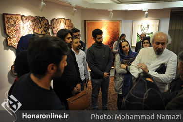 افتتاحیه بخش نمایشگاهی چهارمین حراج باران در مرکز همایش‌های بین‌المللی رایزن