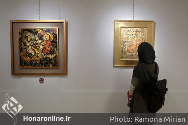 نمایشگاه آثار زنده یاد صادق تبریزی درنگارخانه بهنام دهش پور