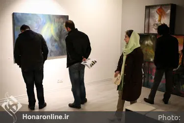 افتتاحیه نمایشگاه نقاشی های سعید رفیعی منفرد در گالری ساربان