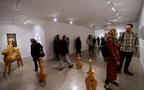نمایشگاه طراحی و مجسمه زنده یاد اصغر محمدی در گالری ویستا‎