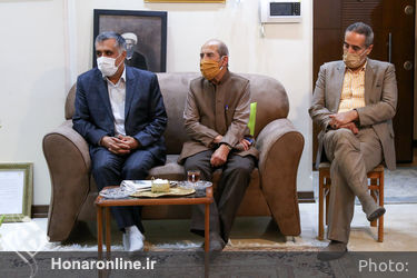 دیدار سیدعباس صالحی با خانواده مرحوم استاد پیشکسوت موسیقی  عبدالوهاب شهیدی