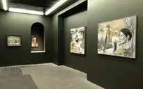 نمایشگاه آثار عاطفه نام‌آور در گالری این‌جا