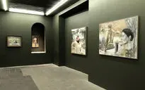 نمایشگاه آثار عاطفه نام‌آور در گالری این‌جا