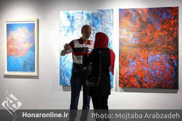 نمایشگاه آثار شهرو خردمند در گالری آ