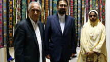 بازدید سید مجتبی حسینی از نمایشگاه هشتمین جشنواره بین‌المللی مد و لباس فجر