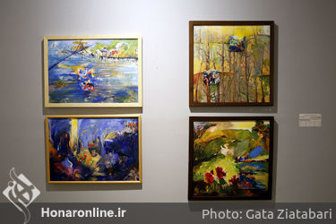 نمایشگاه "هشتمین کارنمای پژوهشی انجمن هنرمندان نقاش ایران"  در خانه هنرمندان