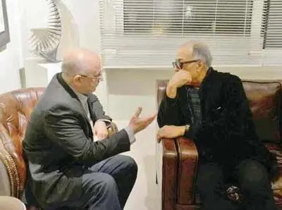 علی مرادخانی از کیارستمی عیادت کرد 