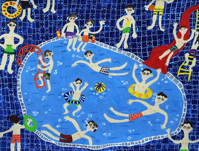 Iranian children win awards at International Child Art Foundation Olympiad
