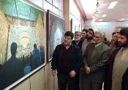 زیارت مجازی بارگاه علوی (ع) در لرستان / نمایشگاه عکس محمد خوشرو در خرم آباد افتتاح شد
