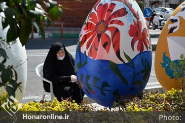  رنگ آمیزی تخم مرغ های نوروزی (2)