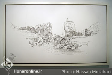 نمایشگاه اسکیس بناهای تاریخی ایران در فرهنگسرای نیاوران