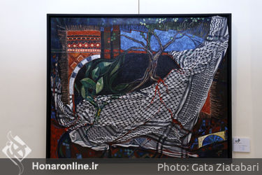 نمایشگاه چهارمین جشنواره هنر مقاومت در موسسه فرهنگی هنری صبا