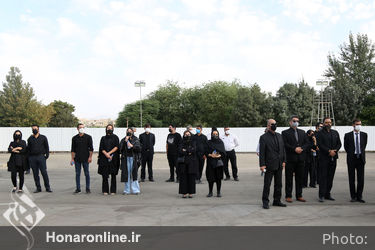 مراسم بدرقه زنده یاد ارشا اقدسی بدلکار معروف سینما