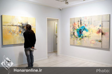 نمایشگاه نقاشی های «عبدالحمید پازکی» با عنوان «لایه های پنهان» در گالری ساربان