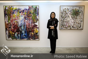 افتتاحیه‌ی نمایشگاه نقاشی سمانه تاری در گالری والی