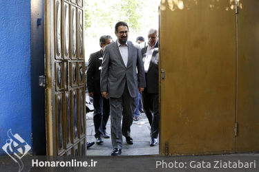 بازدید سید محمد مجتبی حسینی از هنرستان موسیقی پسران 