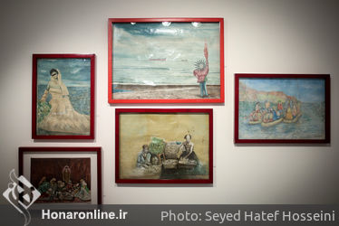 نمایشگاه آثار قاسم حاجی‌زاده در گالری ماه