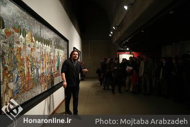 مراسم افتتاحیه نمایشگاه مروری بر آثار و زندگی علی اکبر صادقی در موزه هنرهاي معاصر