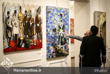 افتتاحیه نمایشگاه نقاشی های سروناز سلطانی در گالری موزه هنرهای زیبا