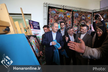 آیین بدرقه تیم ملی فوتبال ایران و رونمایی از سرود تیم ملی در تالار وحدت