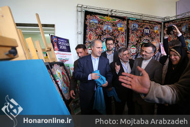 آیین بدرقه تیم ملی فوتبال ایران و رونمایی از سرود تیم ملی در تالار وحدت