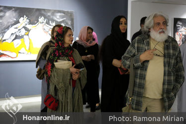 نمایشگاه نقاشی محجوب ظهوریان در گالری ثالث
