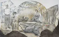 Atefeh Namavar Art on View at  Inja Gallery