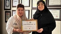 سخنگوی دولت با پوران درخشنده دیدار کرد