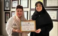 سخنگوی دولت با پوران درخشنده دیدار کرد
