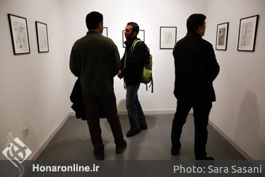 افتتاحیه نمایشگاه طراحی منوچهر صفرزاده در گالری هور