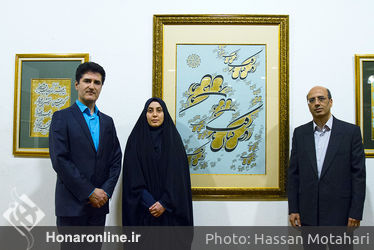 نمایشگاه خوشنویسی سیدعلی فخاری و حمید نیرومند در فرهنگسرای نیاوران