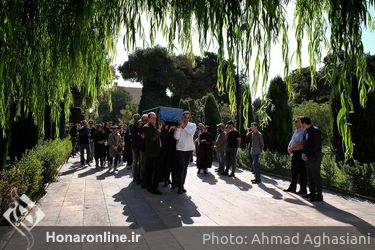 مراسم تشییع پیکر زنده یاد پیتر سلیمانی‌پور 