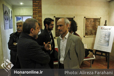 بازدید علی مرادخانی از نمایش کابوس حضرت اشرف در تماشاخانه ایرانشهر‎