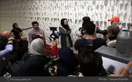 مراسم تقدیر نیکی کریمی از شهلا ریاحی در پردیس چهارسو