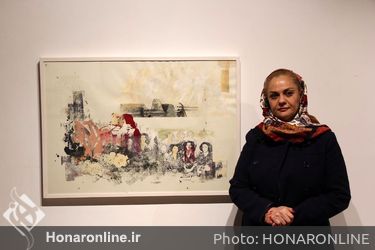 نمایشگاه آثار ماندانا کسرایی و پریسا شیرزادی در گالری آس