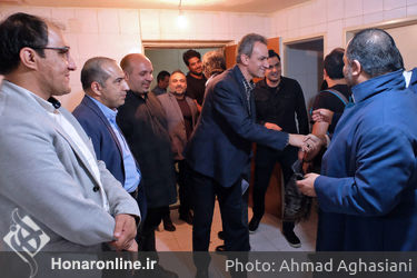 بازدید حسین انتظامی از تئاترشهر 