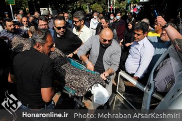 مراسم تشییع پیکر جلال مقامی