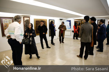  افتتاح نمایشگاه نقاشی خط کامران کوهستانی در گالری والی